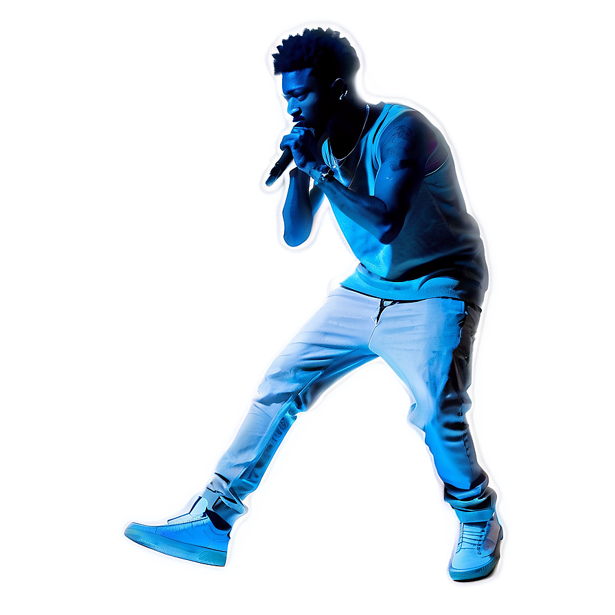 Rapper in Motion PNG ghk17 PNG with transparent background