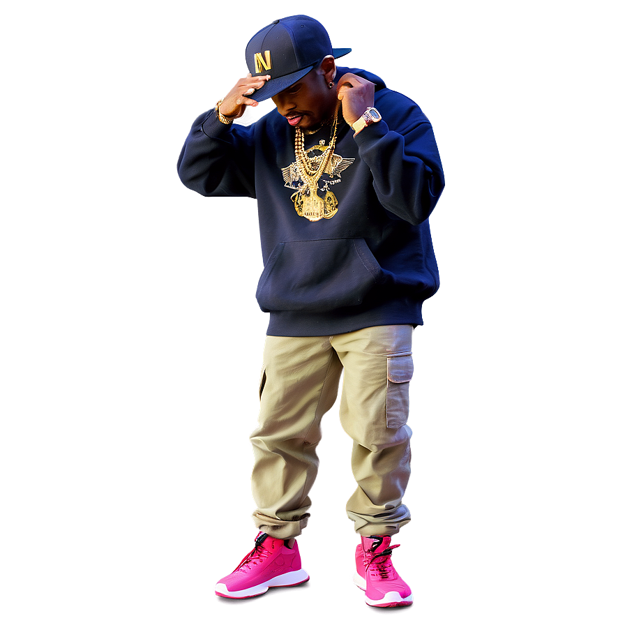 Rapper in Motion PNG hmx27 PNG with transparent background