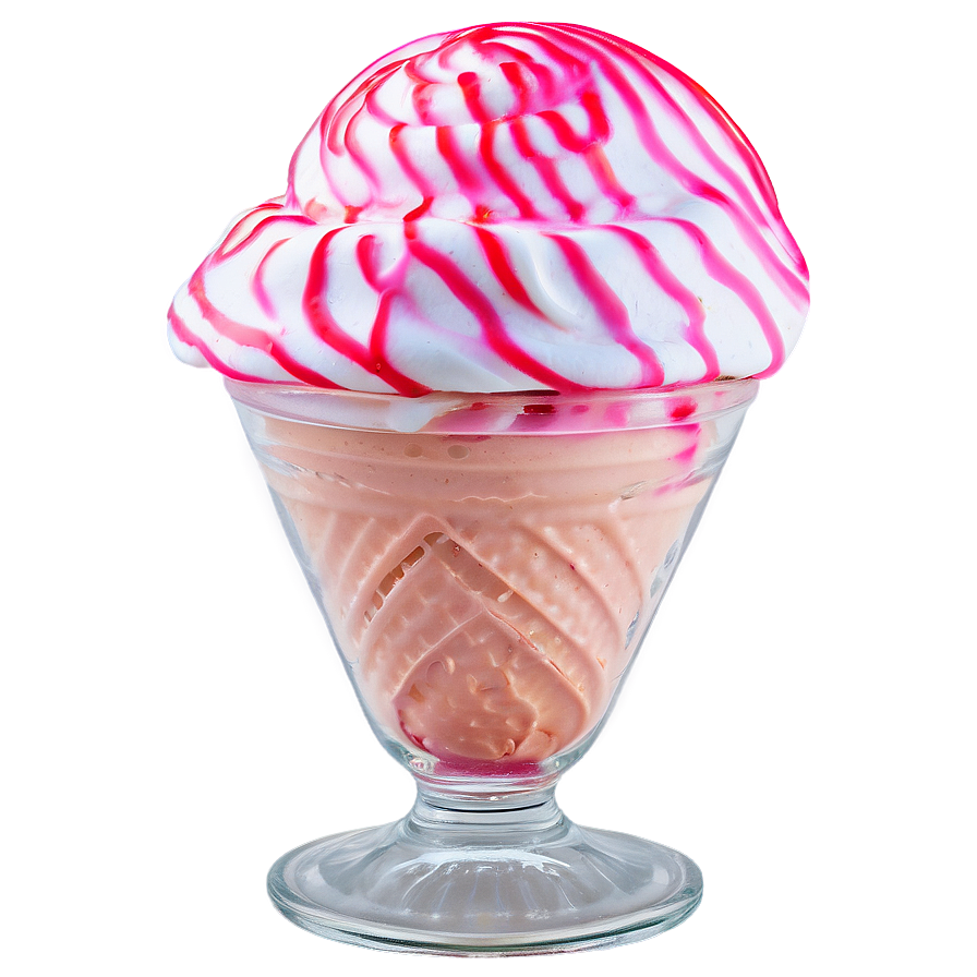 Raspberry Ripple Ice Cream Sundae Png 12