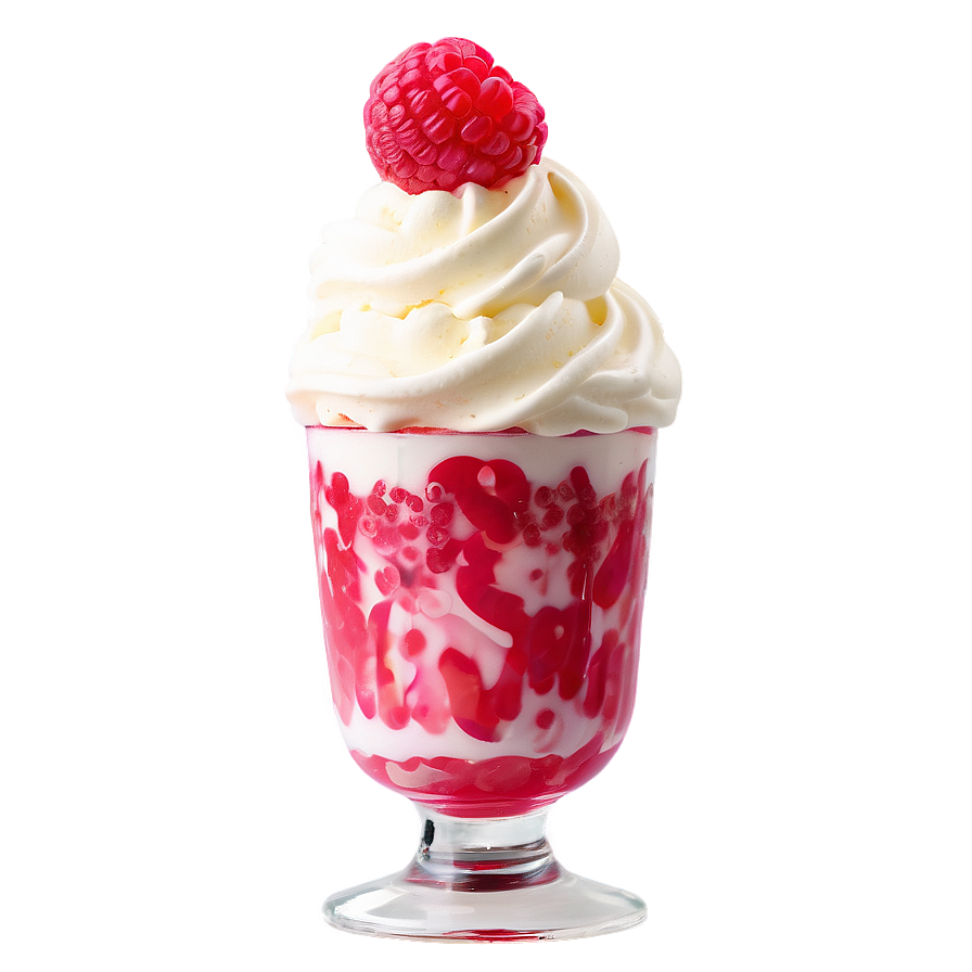 Raspberry Ripple Ice Cream Sundae Png 58