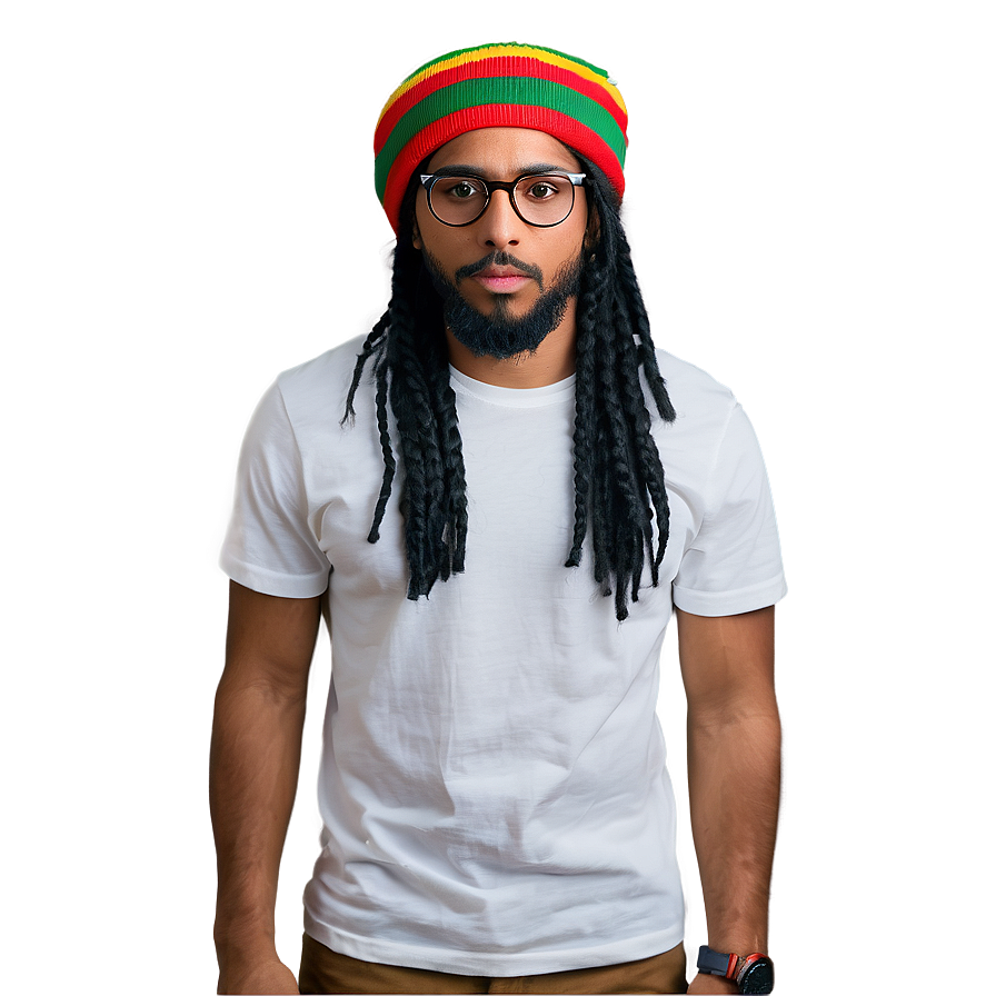 Rasta Hat With Braids Png 94