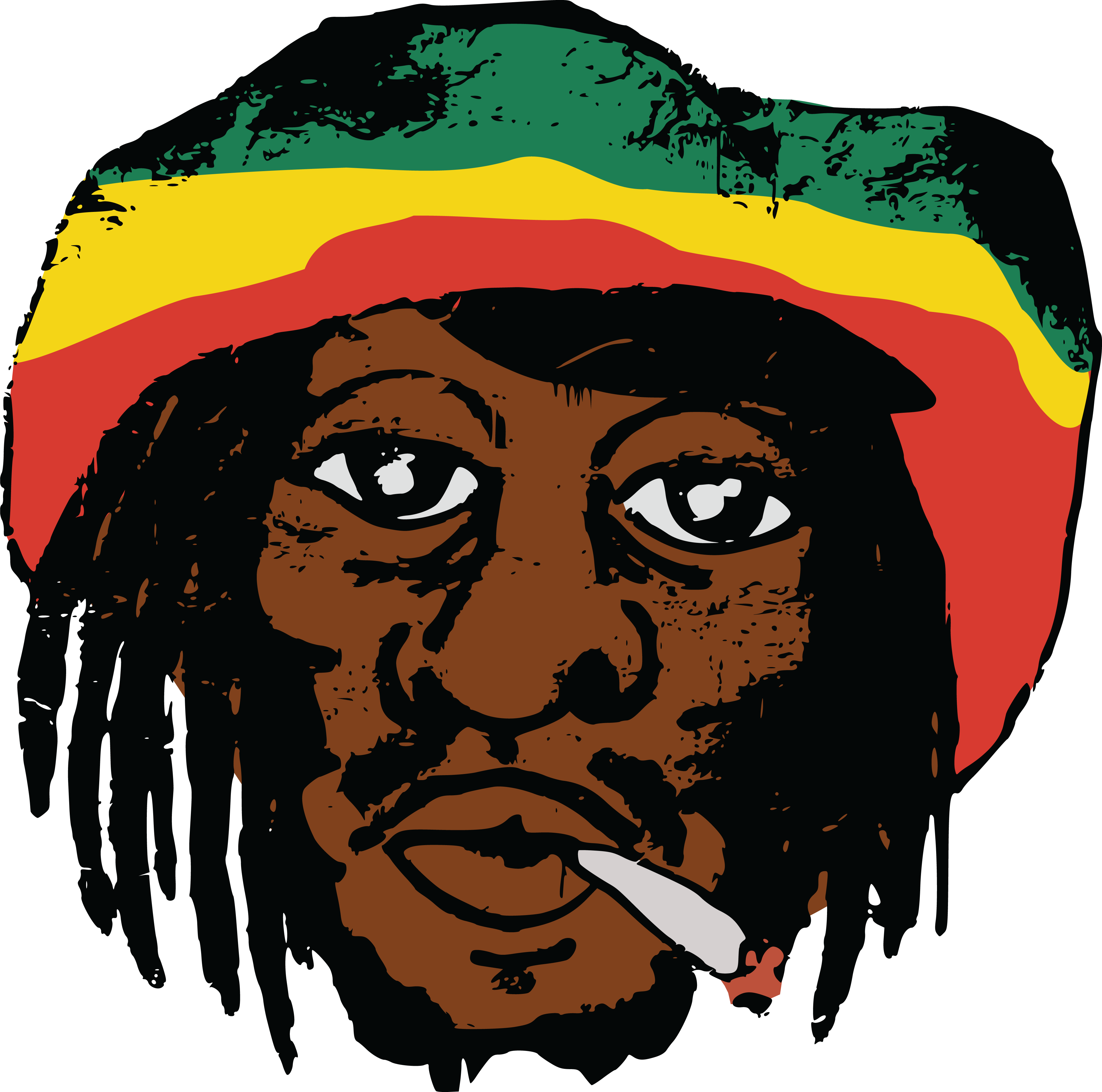 Rasta Man Illustration