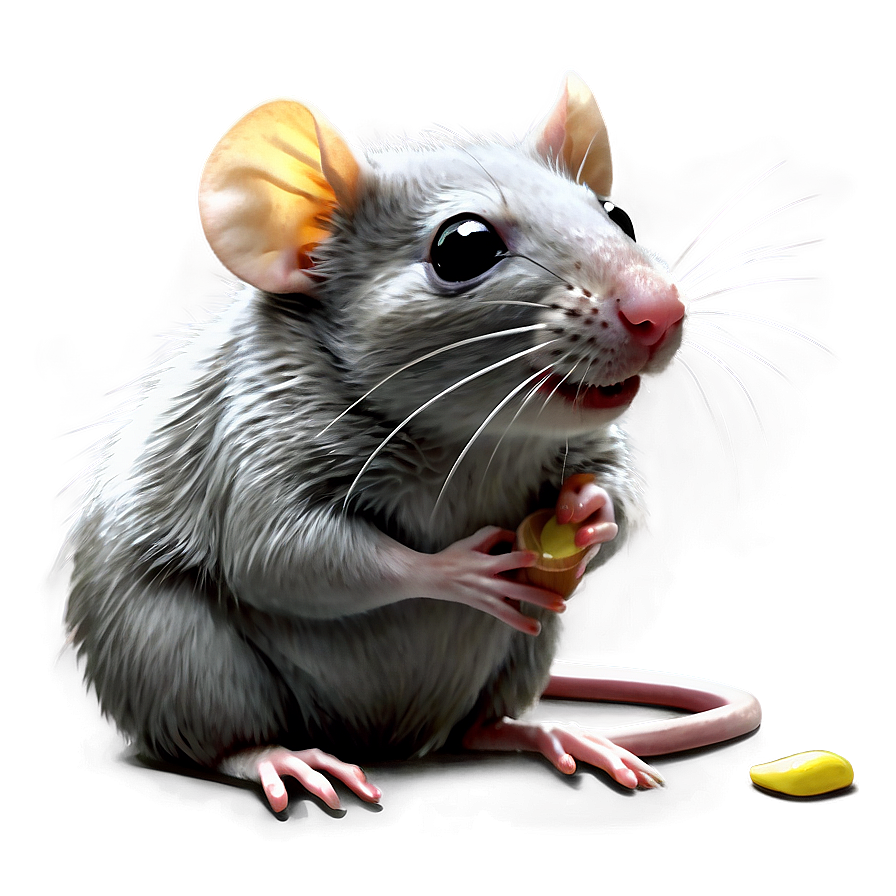Rat Clipart Black and White PNG byy PNG with transparent background