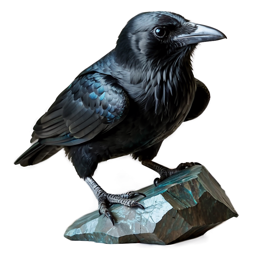 Raven Carrying Gemstone Png 06122024