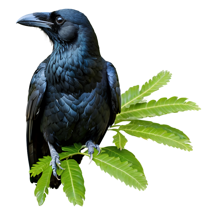 Raven In Nature Png 05062024