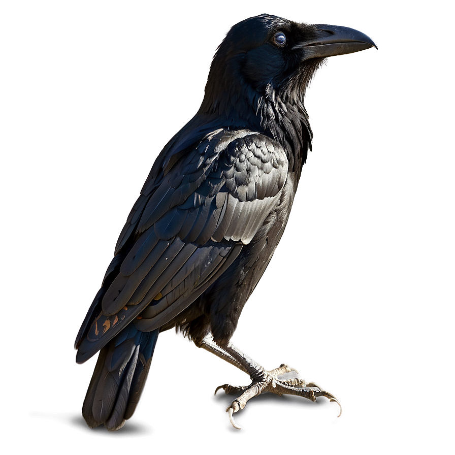 Raven Profile View PNG dlj PNG with transparent background