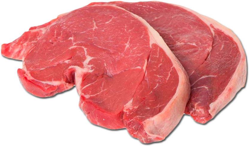 Raw Beef Steak Cut Isolated