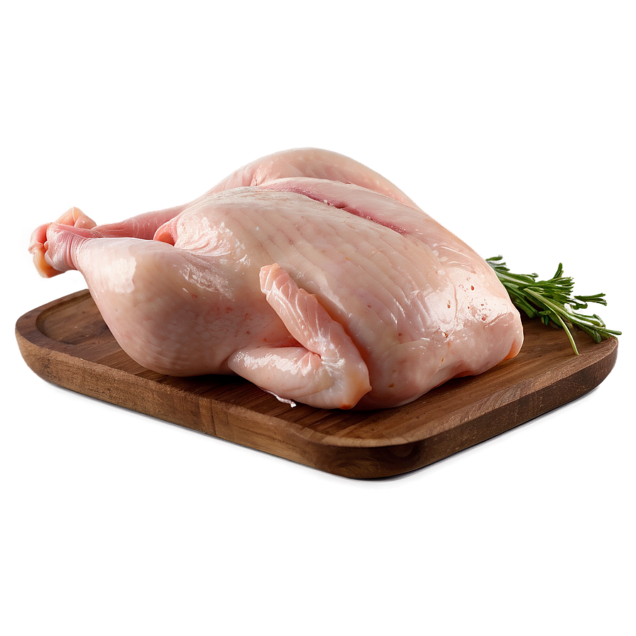 Raw Chicken With Herbs Png 35