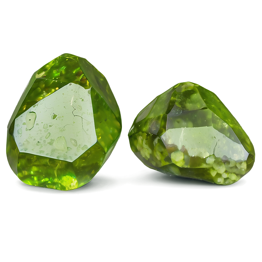 Raw Peridot Rock Png 06242024