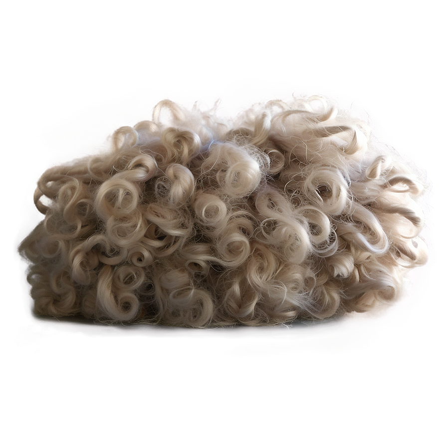 Raw Wool Locks PNG 06252024 PNG with transparent background