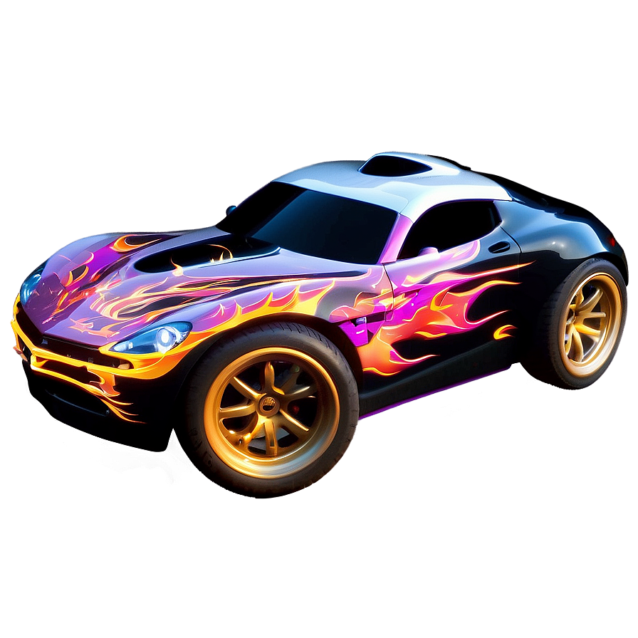 Rc Car With Flames Design Png Uyq9