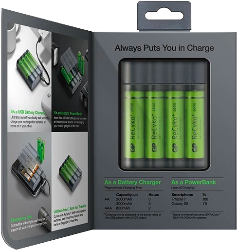 Re Cyko Battery Chargerand Power Bank Packaging