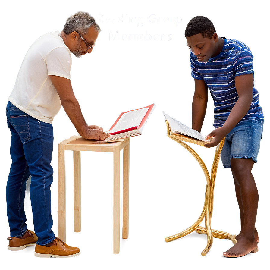 Reading Group Members PNG mmc43 PNG with transparent background