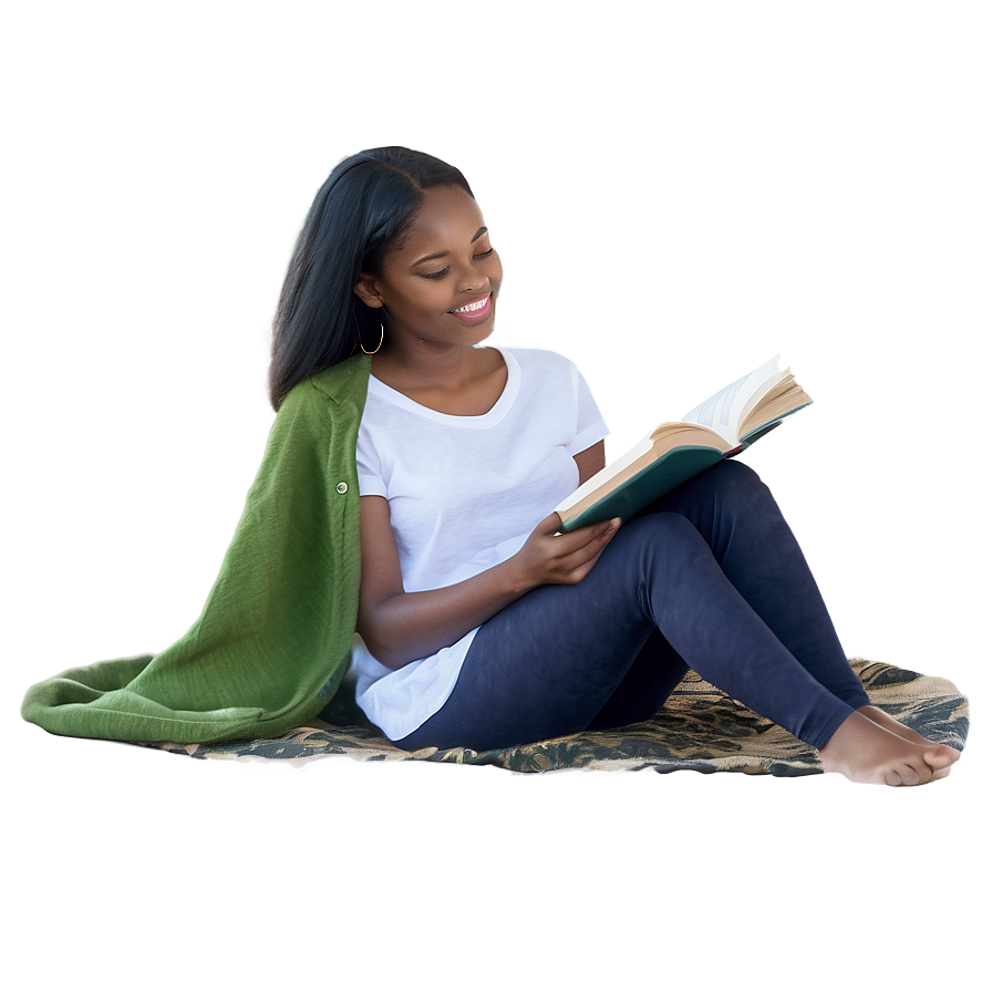 Reading Under the Stars PNG 05212024 PNG with transparent background
