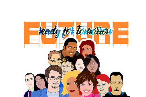 Readyfor Tomorrow Team Illustration PNG with transparent background
