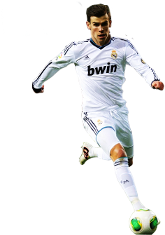 Real Madrid Player In Action PNG with transparent background