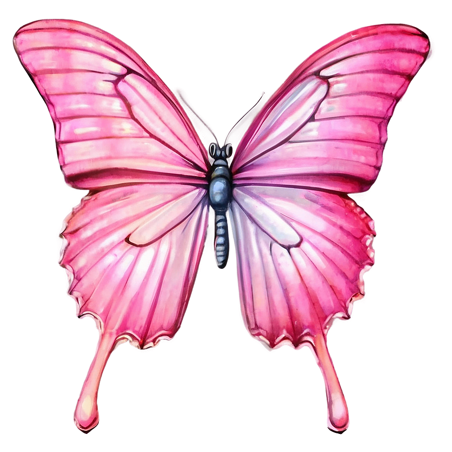 Real Pink Butterfly Png Aul68