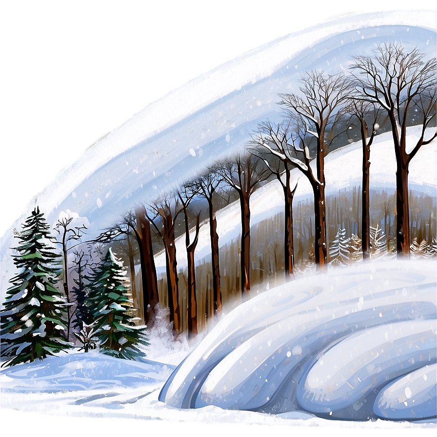 Real Snowy Wonders Png 06252024