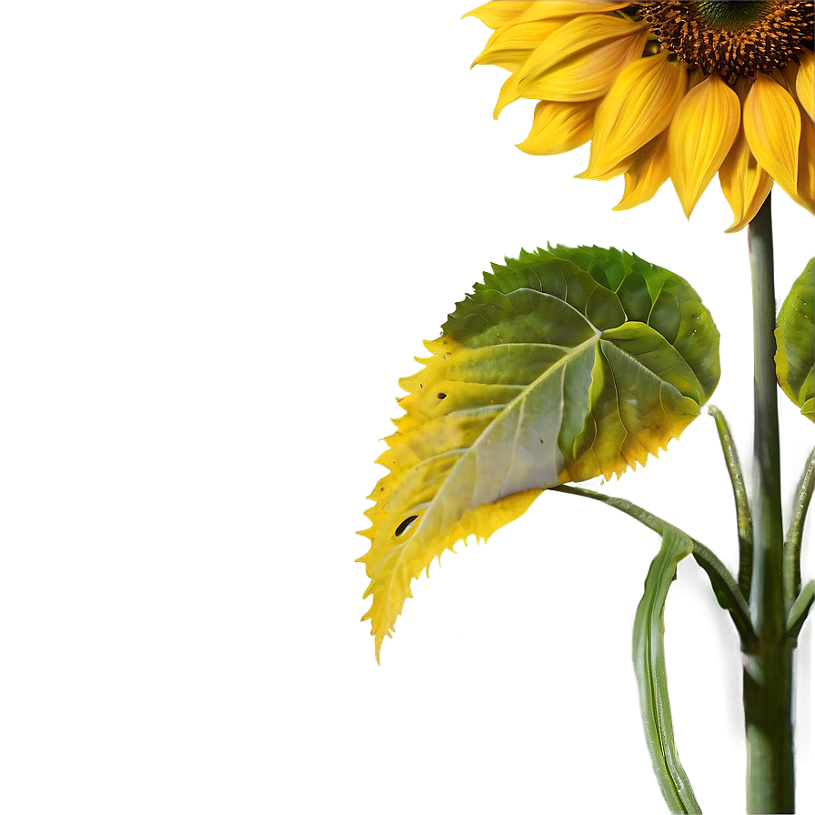 Real Sunflower Transparent Png 05262024