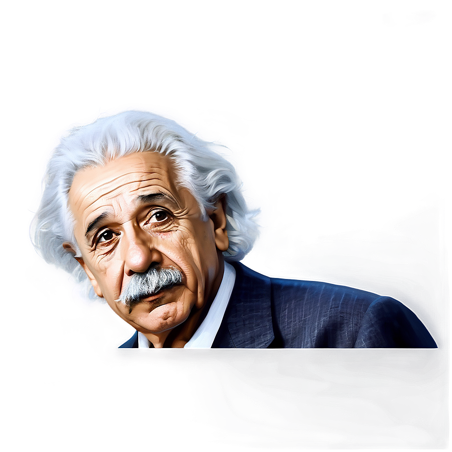 Realistic Albert Einstein Drawing Png 06122024