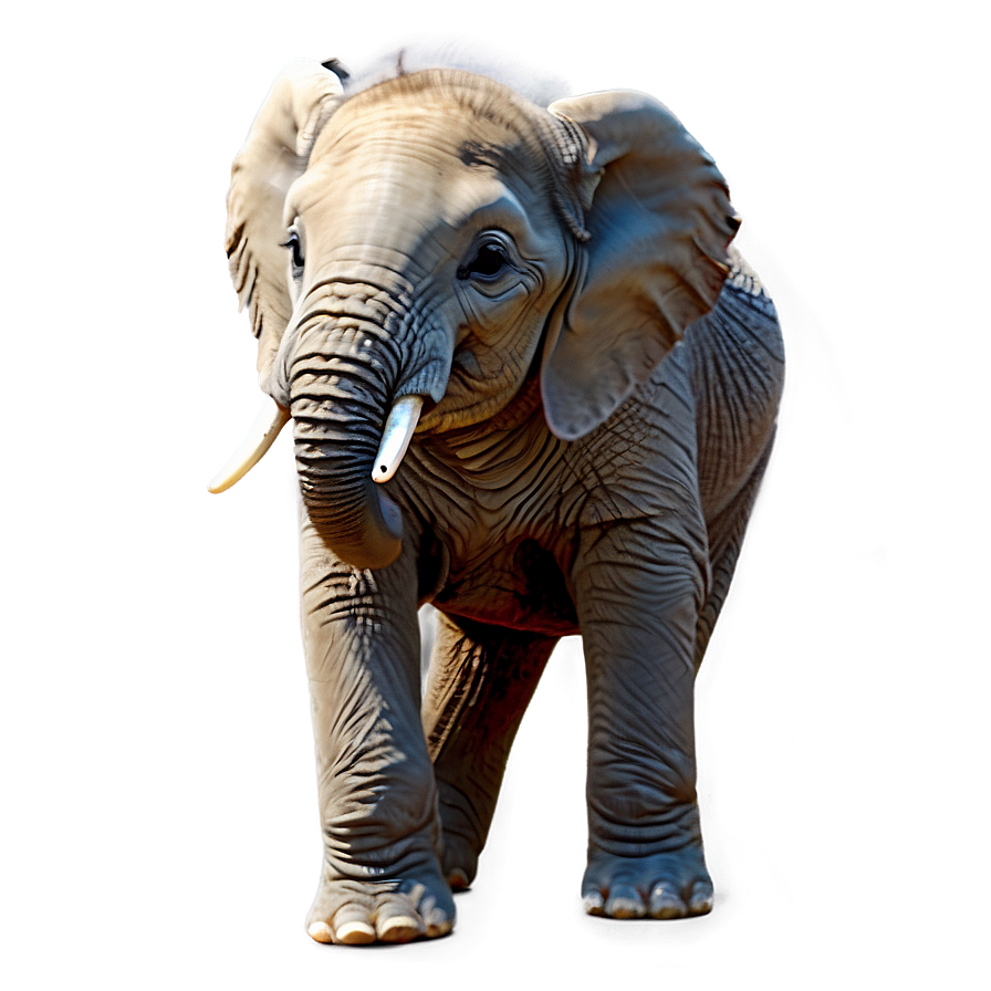 Realistic Baby Elephant Png Qbh23