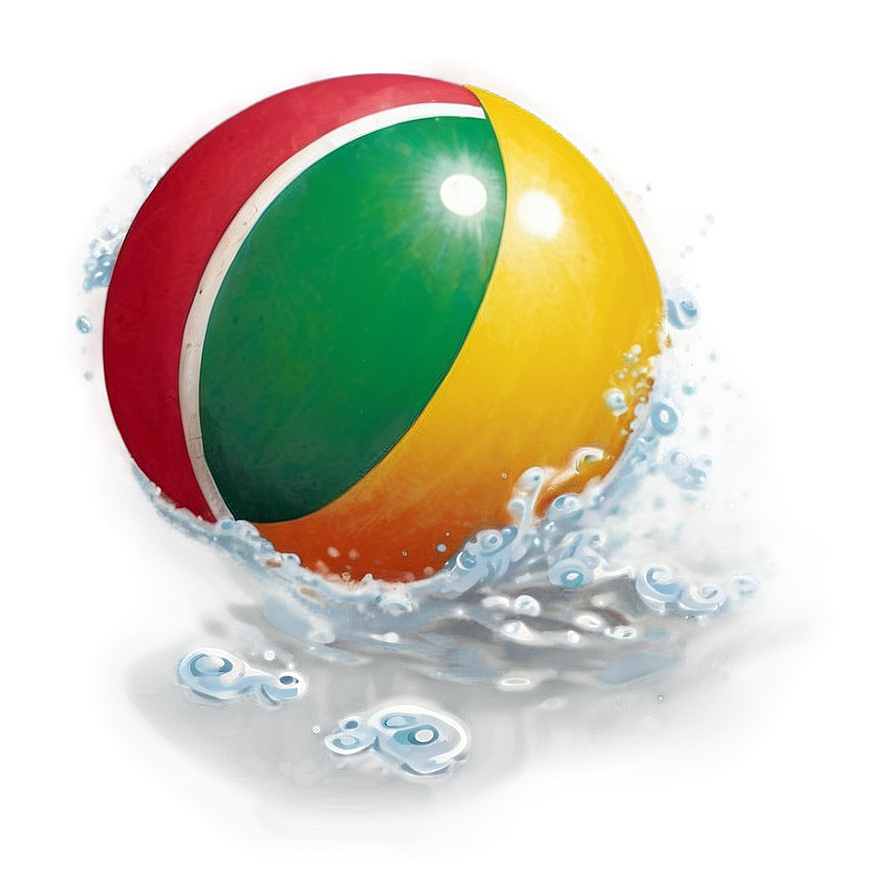 Realistic Beach Ball PNG eyv PNG image with a transparent background, free high-resolution download