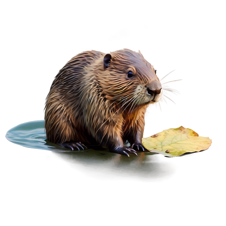 Realistic Beaver Illustration PNG 29 PNG with transparent background