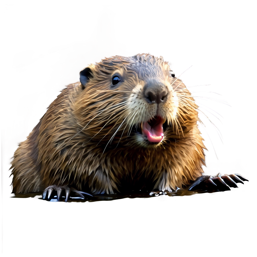 Realistic Beaver Illustration PNG vgf68 PNG with transparent background