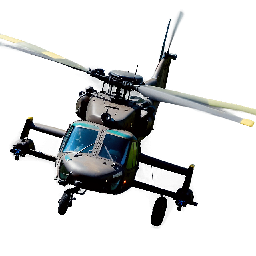 Realistic Black Hawk Helicopter Png 60