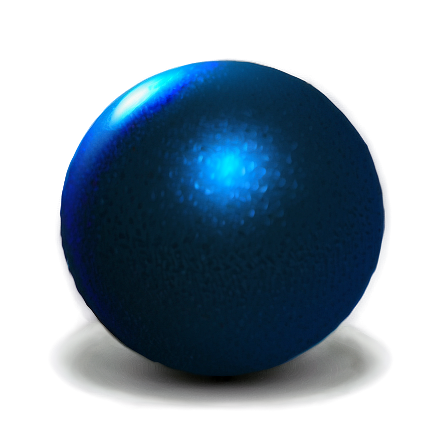 Realistic Blue Ball Png 06132024