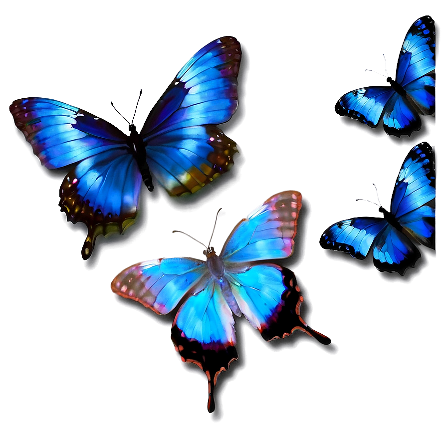 Realistic Blue Butterfly Image PNG eyh85 PNG with transparent background