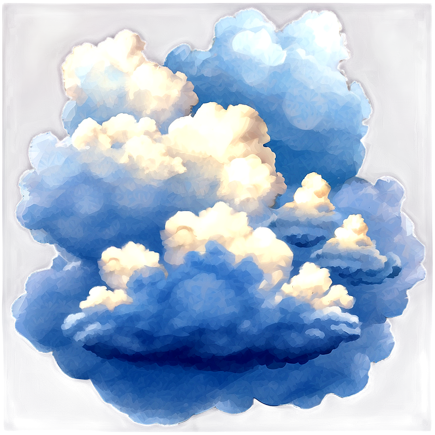 Realistic Blue Clouds Png 06202024