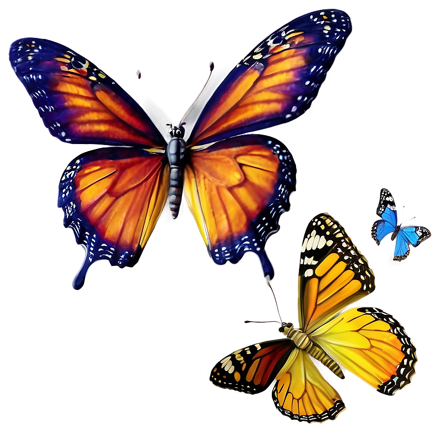 Realistic Butterflies PNG phq79 PNG with transparent background