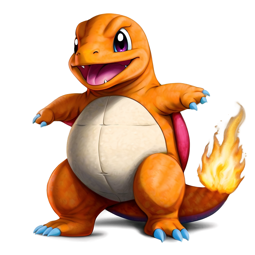 Realistic Charmander Drawing Png 05212024