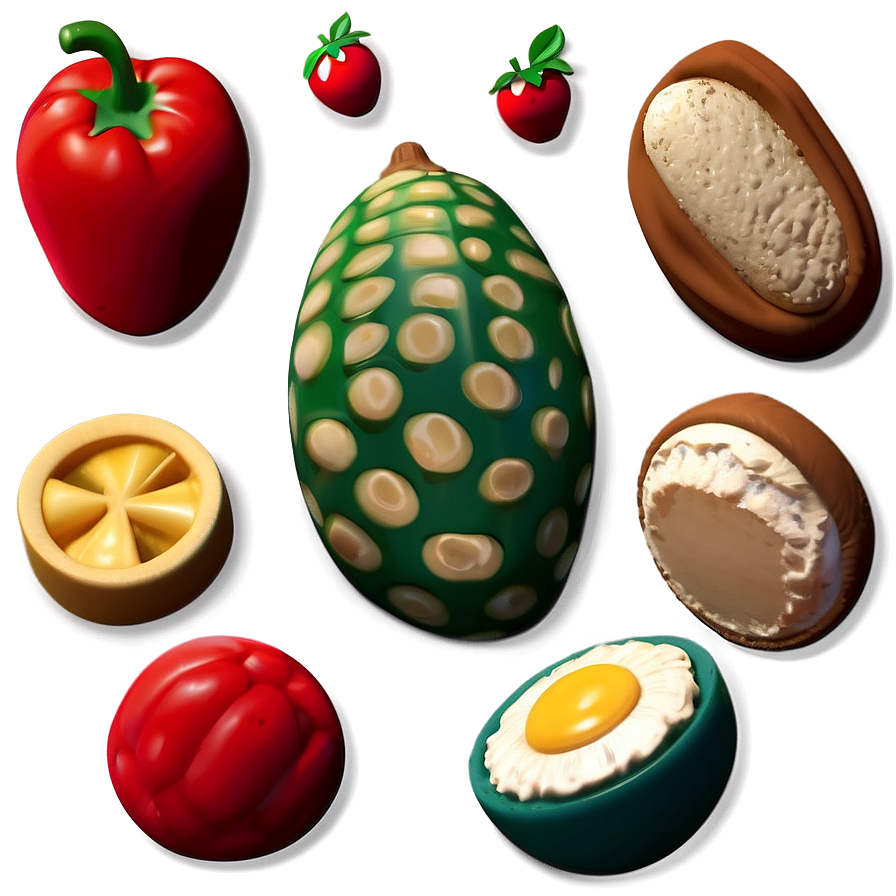 Realistic Clay Food Png 20