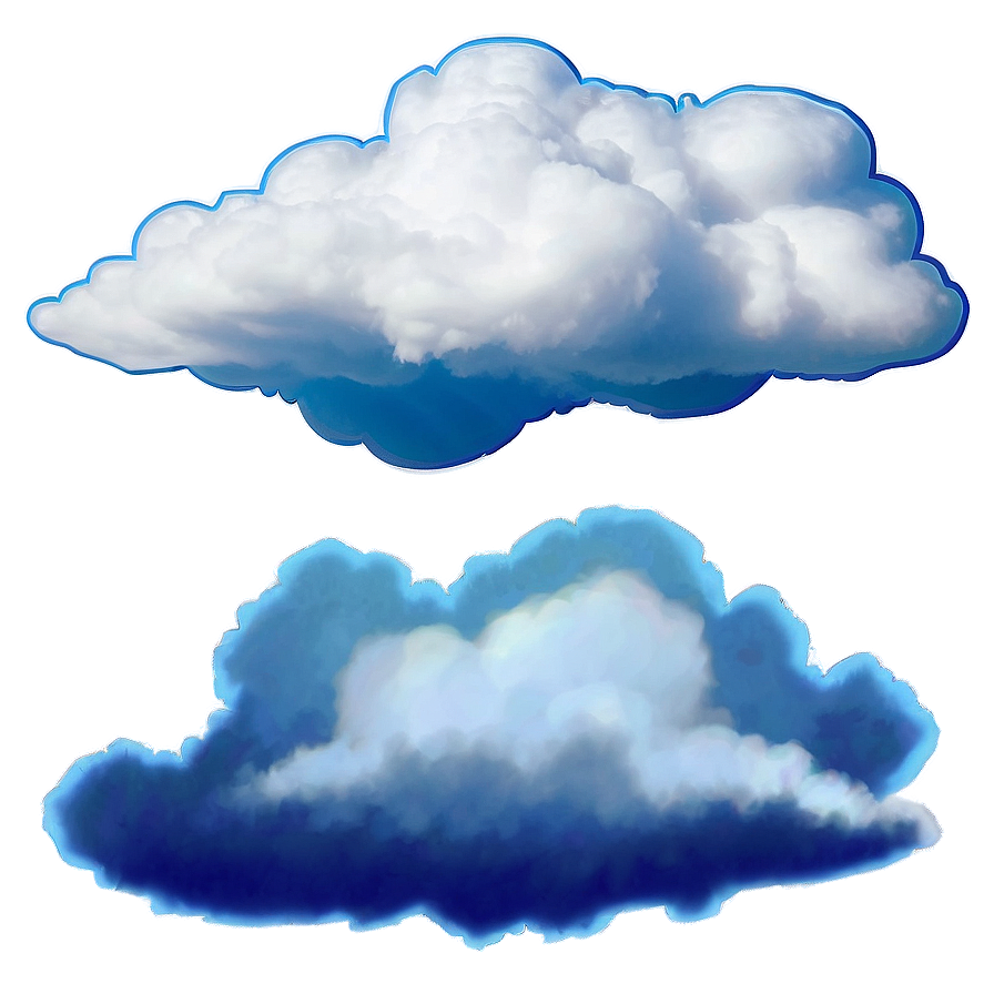 Realistic Clouds PNG kbm50 PNG with transparent background