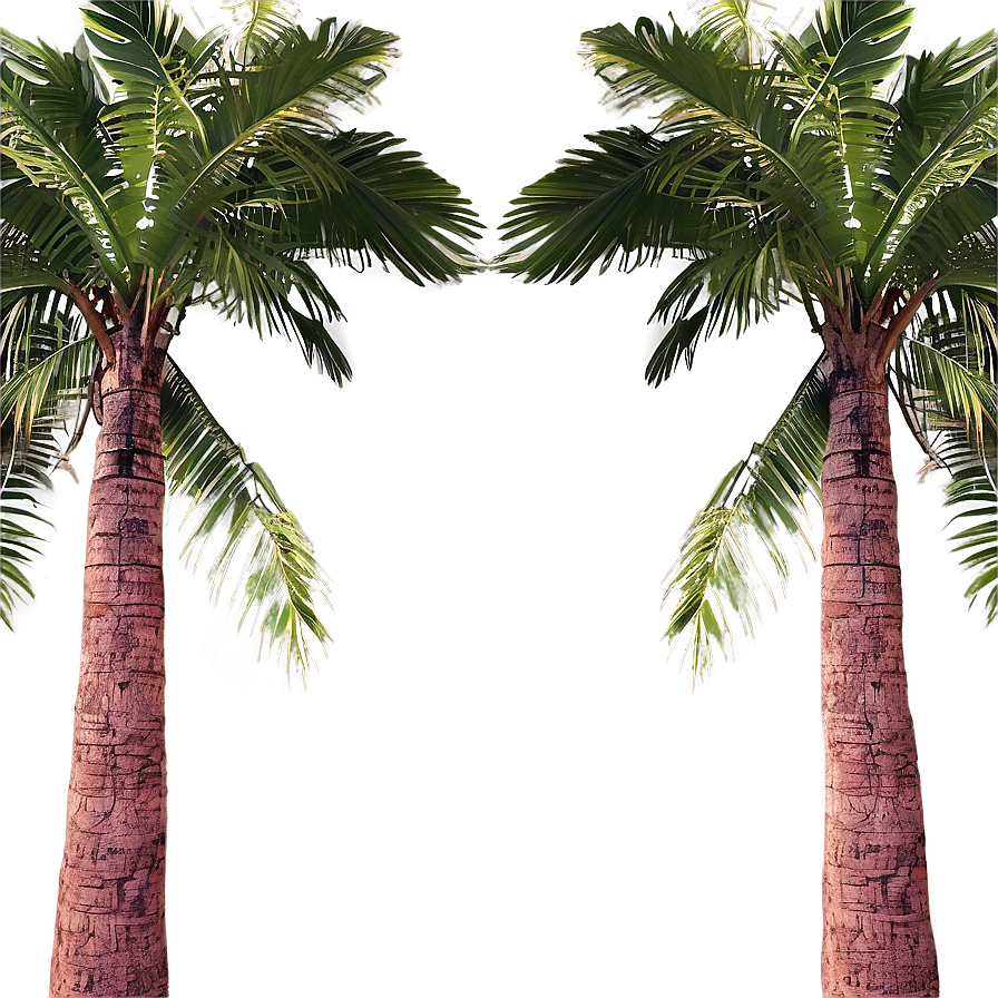 Realistic Coconut Tree PNG anv PNG image with a transparent background, free high-resolution download