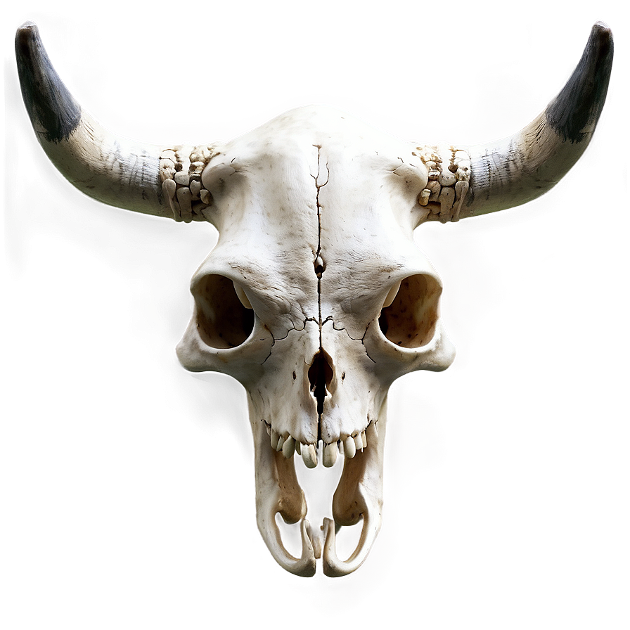 Realistic Cow Skull Render Png 06132024