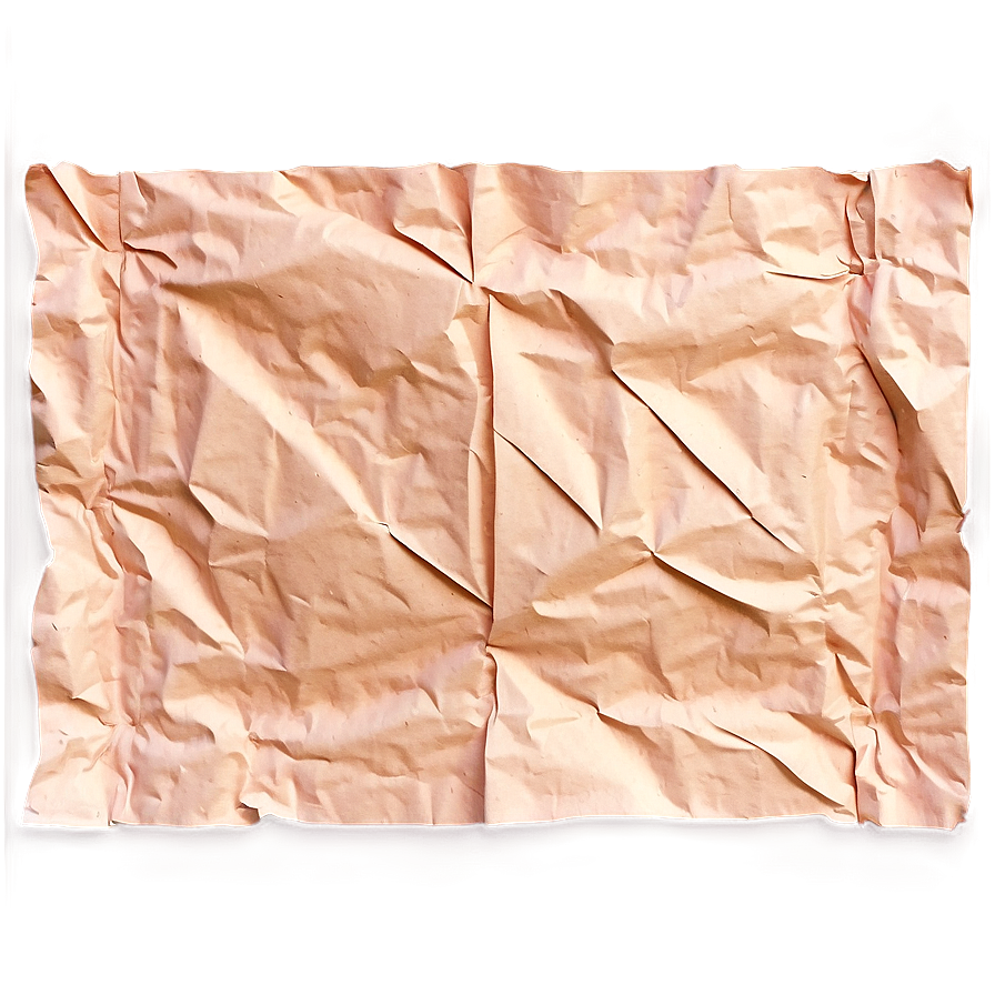 Realistic Crumpled Paper Png 05242024