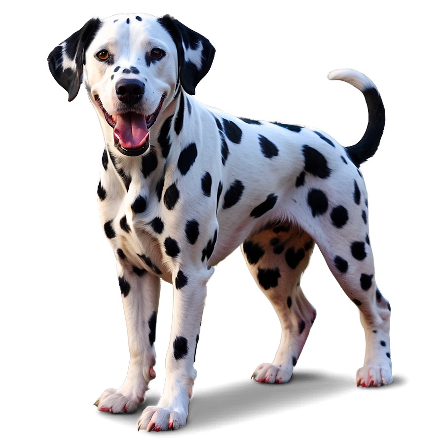 Realistic Dalmatian Illustration Png 75