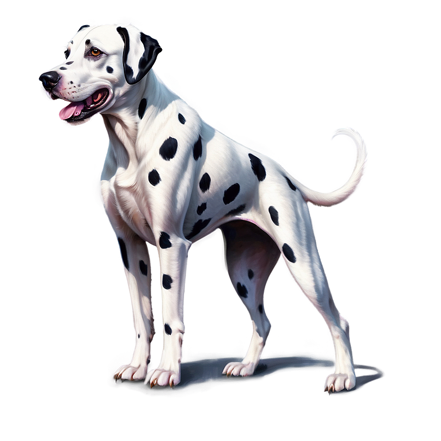 Realistic Dalmatian Illustration Png Rep