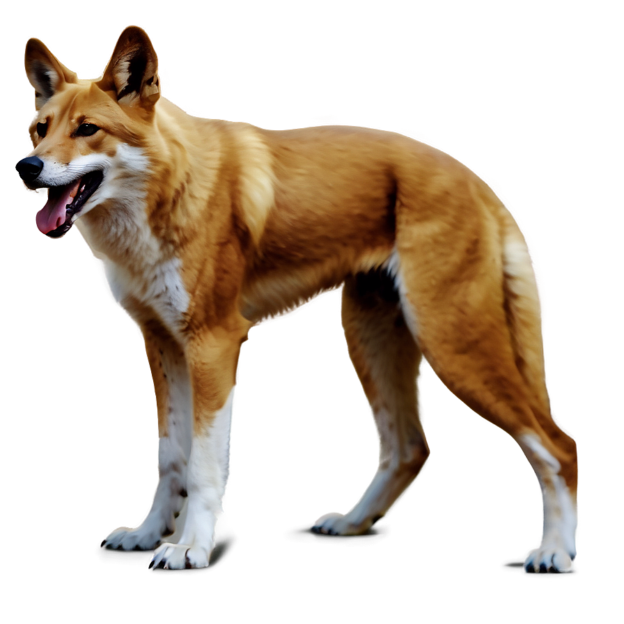 Realistic Dingo Art Png 06202024