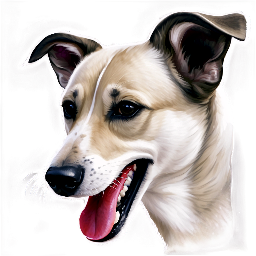 Realistic Dog Face Drawing PNG 06212024 PNG image with a transparent background, free high-resolution download
