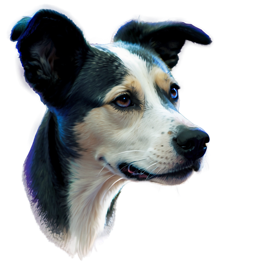 Realistic Dog Face Drawing PNG dtc PNG image with a transparent background, free high-resolution download