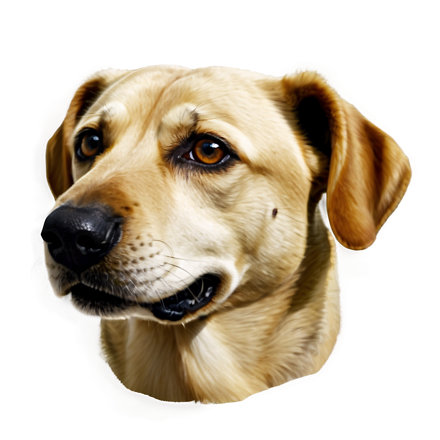 Realistic Dog Head PNG sru PNG image with a transparent background, free high-resolution download