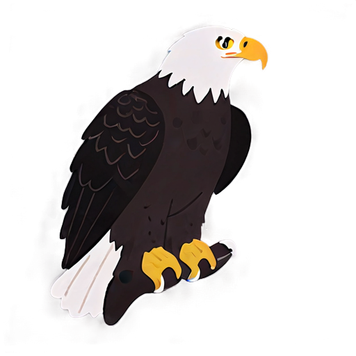 Realistic Eagle Drawing Png D