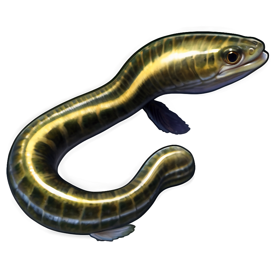 Realistic Eel Drawing Png Dbr36