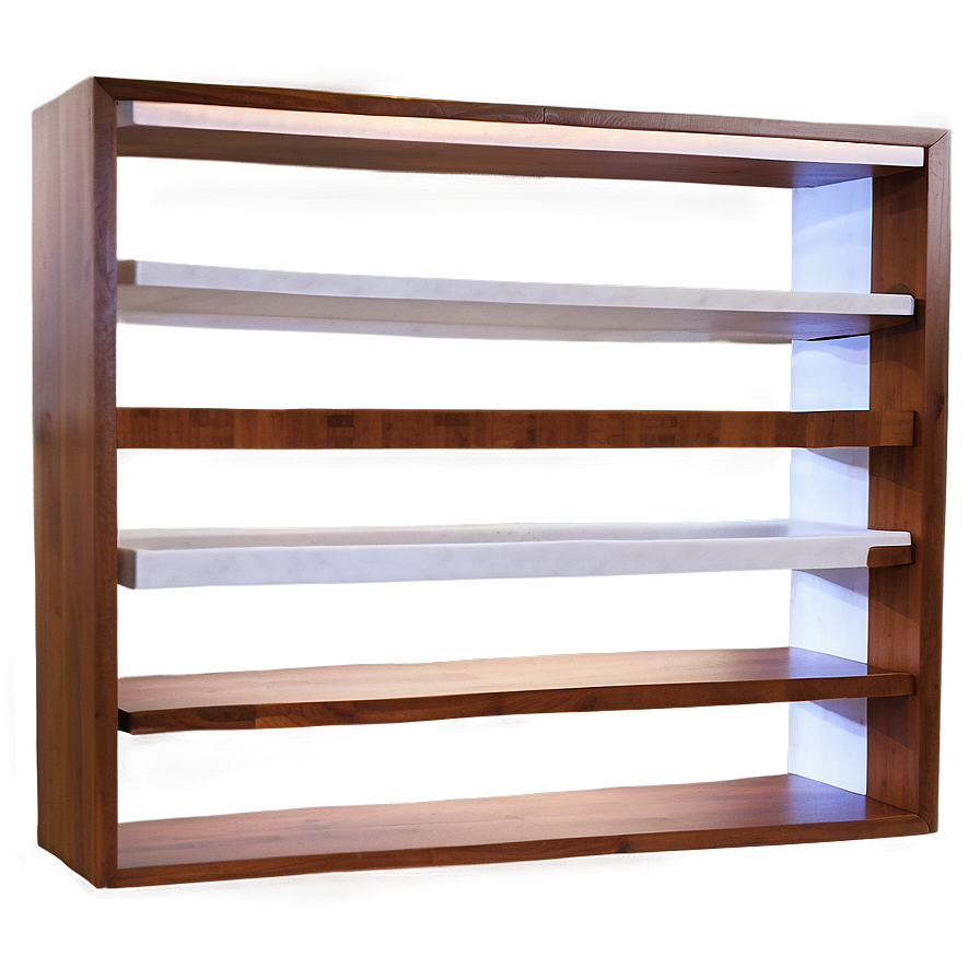 Realistic Empty Bookshelf Png 91