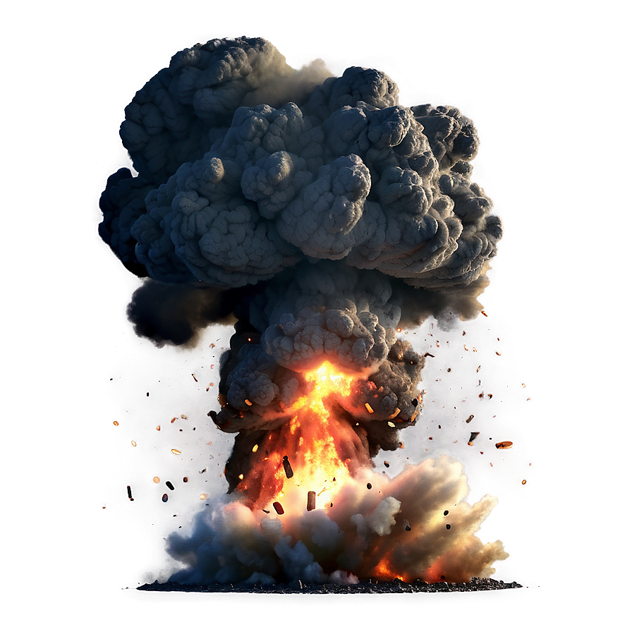 Realistic Explosion Effect Png 06122024