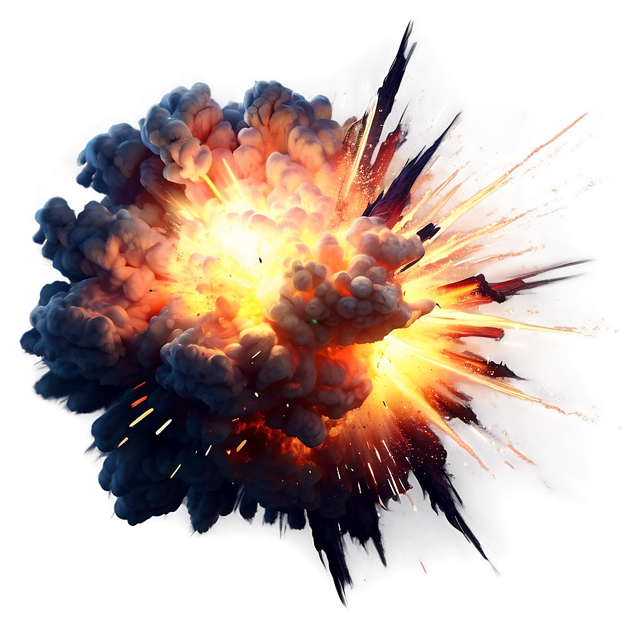 Realistic Explosion Illustration PNG 58 PNG with transparent background